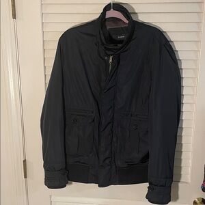 Sarar Men's Black Performance Puffer Many Pocket Jacket